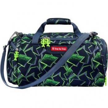 Borsa Sportiva Step by Step 13 Litri Nero con Compartimento Dedicato al Bagnato