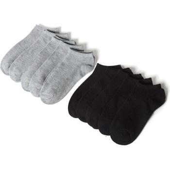 Paquete de 10 Calcetines Cortos de Algodón Unisex