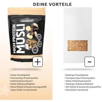 Layenberger® High Protein Müsli Schoko-Banane