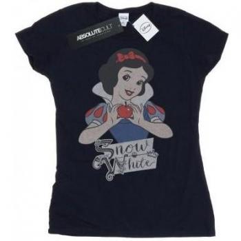 Schneewittchen-Edition: Apfelshirt in Schwarz, Damen, Größe L, Disney Prinzessin