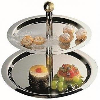 APS Stainless Steel 2-Tier Showcase Tray (S025)