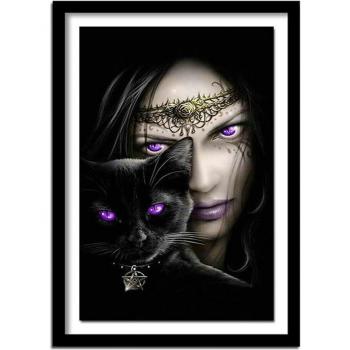 Canvas 40x50cm – Art Gothique Sombre 5D