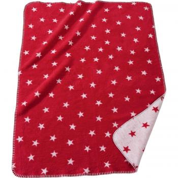 Rot‑Glück Kuscheldecke 75 × 100 cm – Premium-Mikrofaser