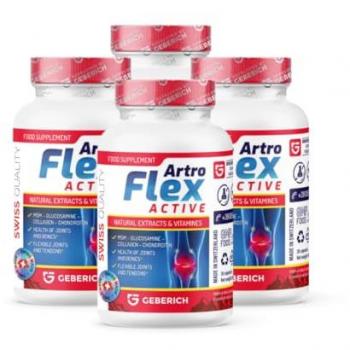 Integratore Articolazioni e Cartilagine Artroflex Active con Glucosamina, Condroitina, Boswellia, Curcuma e Pepe Nero
