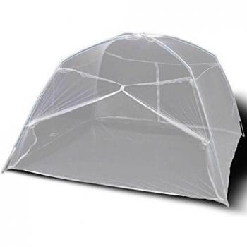 Mongolei Moskitonetz 2-Tür 200x120x130 cm Weiß