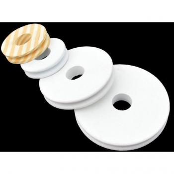 Planche à enrouler pour ligne de pêche, 5 pièces, mousse EVA, rond blanc