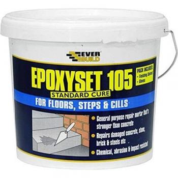 EVERBUILD 105 EPOXYSET STANDARD CURE CONCRETE STEP REPAIR MORTAR GREY 4KG EPOXY
