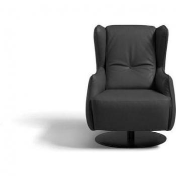 Randy EGOITALIANO Design‑Sessel – hochgelasteter Drehsessel für Wohnzimmer