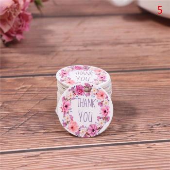 100pcs Round Shape Kraft Paper Labels