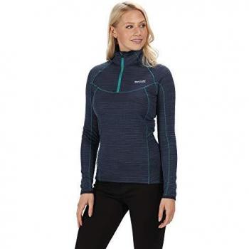 Damen Long Sleeve Tee Yonder Regatta – Marineblau, schnelltrocknend, 38