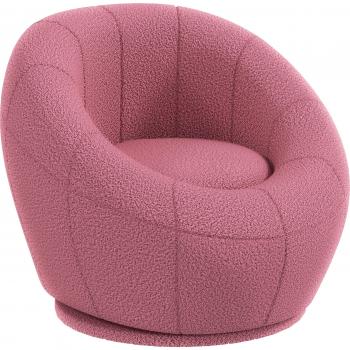 Sillón Individual HOMCOM Rosa Pequeño Salón