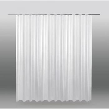 Weißes Voile Vorhangset 900cm
