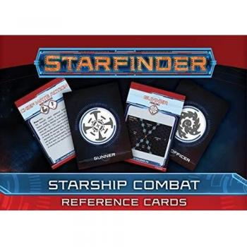 Starfinder Roleplaying Games Starship Combat Reference Cards
