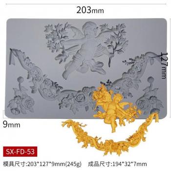 Molde de Silicona para Chocolate con Forma de Concha