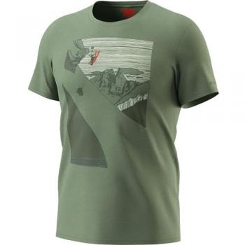 Dynafit X S. Charriere T-Shirt in Hellgrün – Extra Large