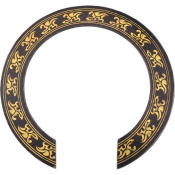 Décoration ouverte en rosace – Patch sonore guitare acoustique