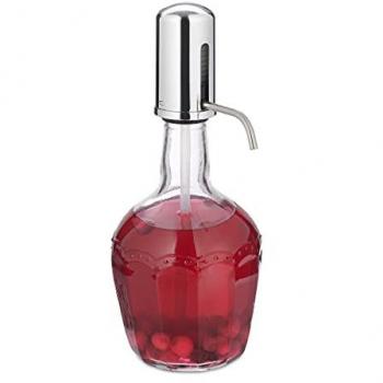 Dispensador de Hidratación Relaxdays: Bomba Manual + Jarra de Cristal