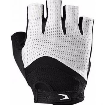 Guantes Pro Cycling medio dedo rojo con detalle blanco