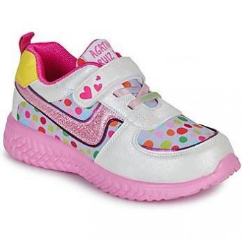 Zapatillas Agatha Ruiz de la Prada para niña con cierre de cordones y suela antideslizante