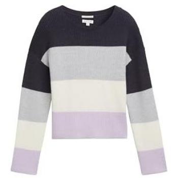 TOM TAILOR Strickpullover mit Colour Blocking