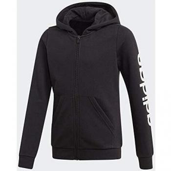 Adidas Essentials Linear Sudadera Con Cremallera Chicas Negro