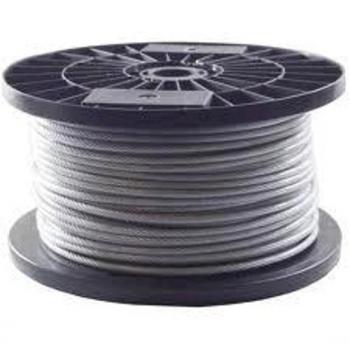 Dulimex Fördertechnik – 2,3 mm Drahtseil DIN3055 (6x7 Litzen), verzinkter FE & PVC-Umhüllung