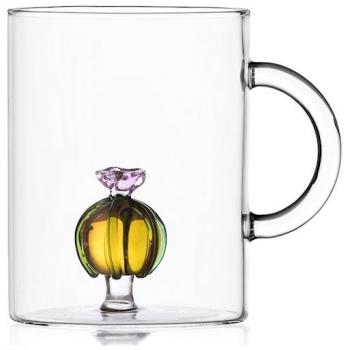 Mug Floral Cactus Rose