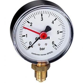 Manômetro Axial 50mm 0-4 Bar 1/4'' Caleffi