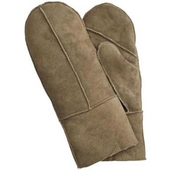 Real Sheepskin Suede Mittens