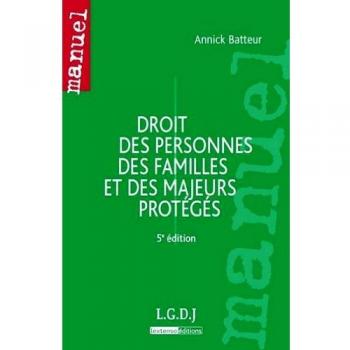 Droit Des Personnes, Des Familles Et Des Majeurs Protégés