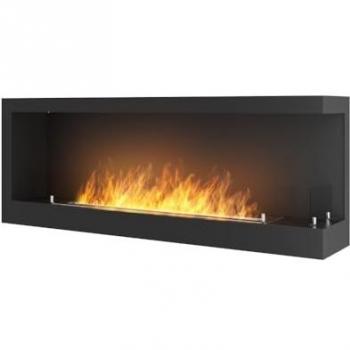 Corner 1200 Sololed Cheminée Bioéthanol SimpleFire Encastrable avec Verre