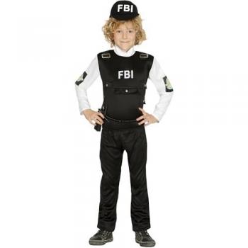 Fiestas Guirca Kinderkostüm, FBI Agent, schwarz