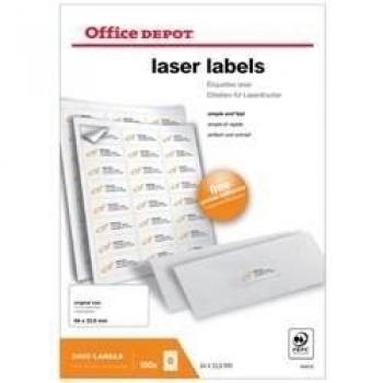 Laser Printable Rounded Corner Labels, 24 per Sheet