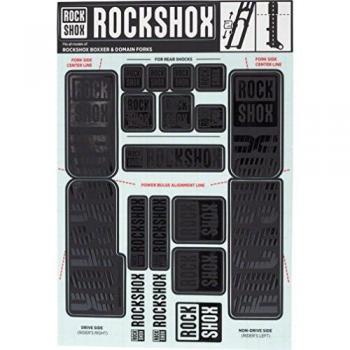 Adesivi RockShox per Sospensioni Doppia Corona