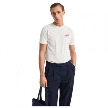 GANT Printed T-Shirt in Creme