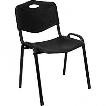 Pack 2 Sillas Iso Pastic PVC Negro