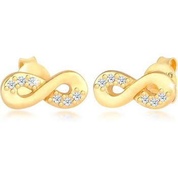 Elli Diamonds – 0,06 ct. Infinity‑Diamant Ohrringe 585 Gold