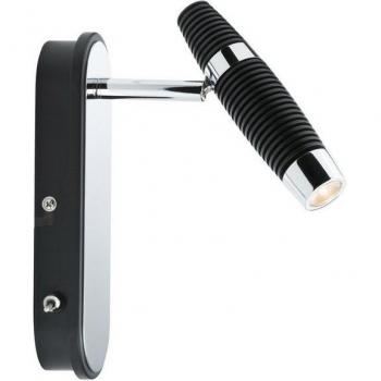 Paulmann Wandleuchte 10W LED Schwarz/Chrom