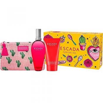 Eau de Toilette Escada Flor del Sol 50ml con Balsamo Corpo 50ml e Necessaire