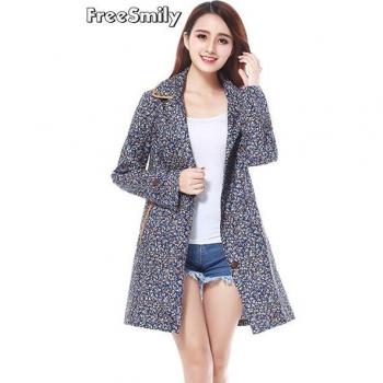 Capucha a la Moda: Poncho Impermeable Floral Freesmily mujer