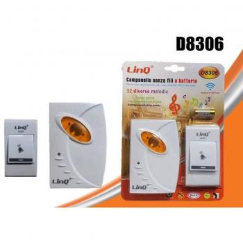 Timbre Inalámbrico para Puerta D8306 32 Melodías 100m