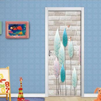 Abstract Tree Door Decor Stickers
