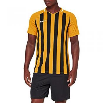 T-shirt à Manches Courtes Nike Jaune Rayé