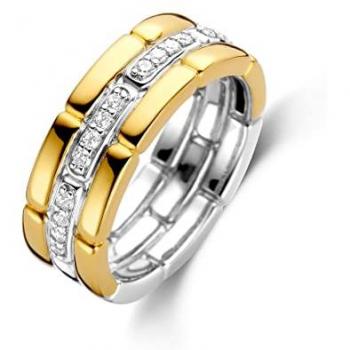 Bague Femme 12270ZY – Argent & Plaqué Or