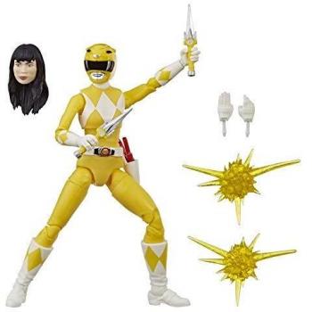 Mighty Morphin Ranger Jaune 15 cm, figurine de la collection Power Rangers Lightning