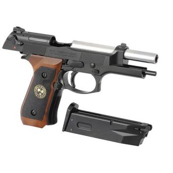 Pistola Airsoft M92 Samurai Edge Biohazard Full Metal CO₂ 1° S. Nero