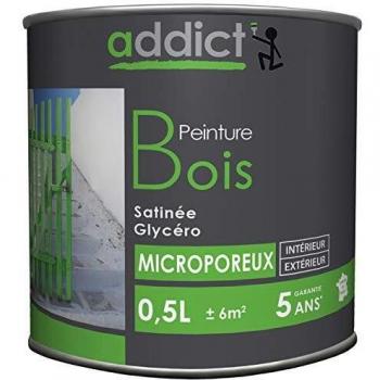 Vernice speciale Addict Peinture per legno rosso basco satinato 0,5 litri