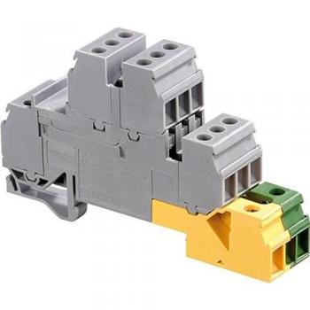 D4/6 LNTP7 Green-Gray 17.8mm Terminal Block (10 Count)