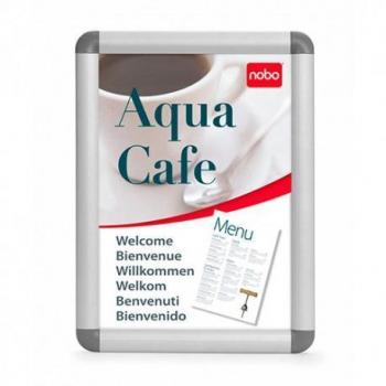 Marco porta anuncios Nobo Clipdown DIN A3 marco de aluminio con cantoneras 33,5x45,8x1,7 cm