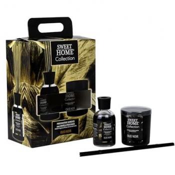 Set Oud Noir Profumatore e Candela 100ml/110g Sweet Home®